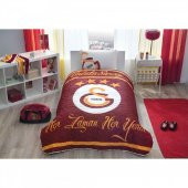 Taç Lisanslı Yatak Örtüsü Tek kişilik Cpp Galatasaray Logo - 1