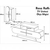 Variant Rose Duvar Raflı Tv Ünitesi - 3