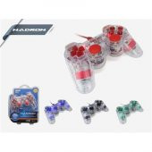 HADRON HD315 ŞEFFAF IŞIKLI TİTREŞİMLİ PC OYUN JOYSTİCK - 2