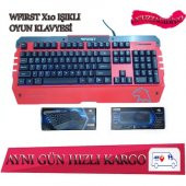 WFIRST X10 Gaming 104 Tuş LED Oyun Klavyesi Ps2- Usb led ışıklı - 8