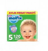Molfix Bebek Bezi Aylık Fırsat Paketi 5 Beden Junior 120 Adet - 1