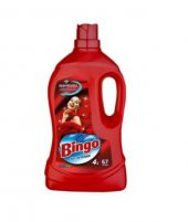 Bingo Sıvı Bakım Çamaşır Deterjanı Renkliler 4 LT - 1