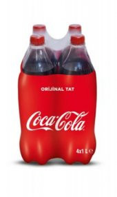 Coca-Cola 1 Lt x 4 Adet - 1