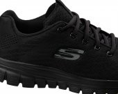 SKECHERS GRACEFUL-GET CONNECTED KADIN SPOR AYAKKABI 12615 BBK - 10
