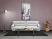 Eiffel Kulesi Siyah-Beyaz Tablosu - 2