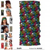 Narr Buff Bandana Grafit -Çok Fonksiyonlu - 2