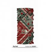 Narr Buff Bandana Zip Red  -Çok Fonksiyonlu - 1