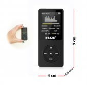 Ruizu X02 Ultra İnce MP3 Çalar 4GB FM Radyo Siyah - 6