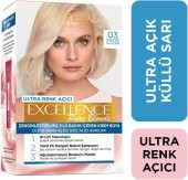 Loreal Excellence Creme Saç Boyası 03 Ultra Açıcı Ultra Açık Küllü Sarı - 1