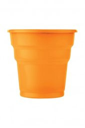BARDAK PLASTİK TURUNCU 10LU - 1