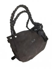 Nubuk Bayan El Omuz Spor Çanta (Koyu Kahve) - 2