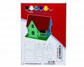 Ahşap Çiftlik Evi Maketi+6lı Akrilik Boya+Fırça (ŞOK FİYAT ÜCRETSİZ KARGO) - 5