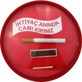 İhtiyaç Anında Camı Kırınız Acil Sigara Ünitesi - 1