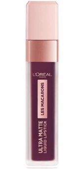 Loreal Parıs Les Macarons Ultra Matte Likit Mat Ruj 830 Blackcurrant Crush - 2