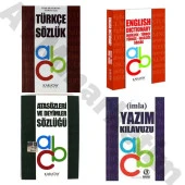 Karatay 4 lü Sözlük Seti Yazım Klavuzu Deyimler Sözlüğü - 1