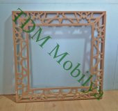 Ahşap Ayna Çerçevesi.CNC İşlemeli Ahşap Çerçeveler TDMAyna-00006 - 1