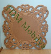 Ahşap Ayna Çerçevesi.CNC İşlemeli Ahşap Çerçeveler TDMAyna-00007 - 1