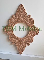Ahşap Ayna Çerçevesi.CNC İşlemeli Ahşap Çerçeveler TDMAyna-00009 - 1