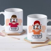 Kişiye Özel Selfie Kupa Bardak 2li - 1