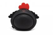 iCutes Siyah Horoz Mini Rooster Kablosuz Bluetooth Hoparlör M816 - 1