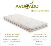 AVOCADO 70X120 OYUN PARKI YATAĞI 70*120 SEPET BEŞİK YATAĞI - 1