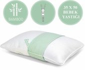 70X120 Heyner Bamboo Lüx Ortopedik Yaylı Yatak (YASTIK HEDİYELİ) thumbnail 3