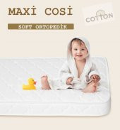 Maxi Cosi 70x140 Soft Ortopedik Yaylı yatak 70*140 Bebek Yatağı thumbnail 2
