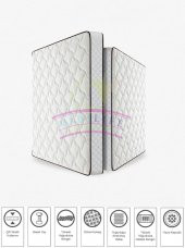 120X200 MİDİLİFE COTON ORTOPEDİK YAYLI YATAK Yaylı Yatak 120x200 thumbnail 4