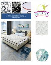120X200 MİDİLİFE COTON ORTOPEDİK YAYLI YATAK Yaylı Yatak 120x200 thumbnail 5