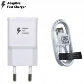 Samsung Galaxy S7 Edge Orjinal Hızlı Şarj Aleti Cihazı + Usb Hızlı Şarj Kablosu Data Kablo - 1