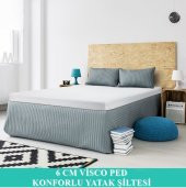 VİSCOPOOLY 200X200 CM ORTOPEDİK YATAK ŞİLTESİ VİSCO PED - 2