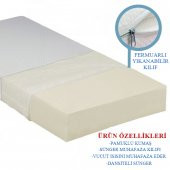 MİDİLİFE 70x120 cm Yatak Soft Lüks Ortopedik Bebek Yatağı - 1