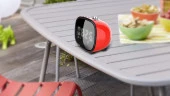 Betnew K3 Kırmızı Retro Çalar Saatli Bluetooth Hoparlör Micro SD Kart Girişli - 4