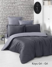 Karna Loft Çift Kişilik Mach Pamuk Saten Nevresim Takımı - 7