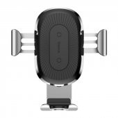 Baseus Gravity Car Mount Kablosuz Şarj Araç Tutucu Gri WXYL-0S - 1