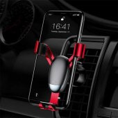 Baseus Mini Gravity Araç Havalandırma Tutucu Suyl-G0 Kırmızı - 2