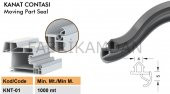 Pvc Kapı Pencere Fitili / Pakpen Gri Conta / PVC Kapı Kasa Kanat Fitili / KNT-01 - 1