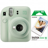 Fujifilm İnstax Mini 12 Fotoğraf MakinesiAskıpil10'lu film (yeşil) - 1