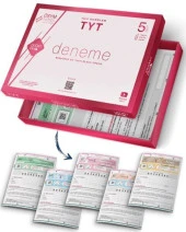 Üç Dört Beş Yayınları TYT Tüm Dersler 5 li Paket Deneme 2024 - 1