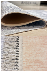 Ahsen Halı PVC Deri Taban Kaydırmaz Kilim Desen Halı - 2
