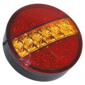 YUVARLAK LED STOP LAMBASI HAMBURGER TİP 12 VOLT 4 FONKSİYONLU ORJ - 1