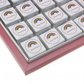 72 Adet (500gr.) İsim Etiketli Gökkuşağı Bebek Çikolata - 10