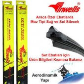 INWELLS Honda Jazz 2008 Ve Sonrası Ön Muz Silecek Takımı thumbnail 2