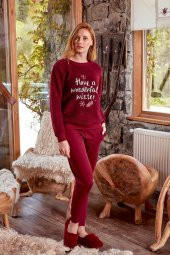 BERRAK Bayan Yeni Sezon Kışlık Pijama Takımı 632 - 3