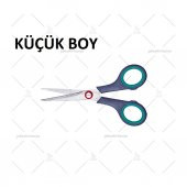 Ofis tipi Kauçuk saplı Küçük Boy Kesim makası (5,5"inç / 14.cm) - 1