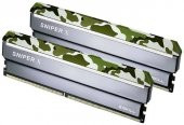 GSKILL SniperX 16GB (2X8) DDR4-3200Mhz CL16 Orman Kamuflaj 1.35V (F4-3200C16D-16GSXFB) - 1