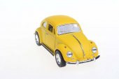 Welly Mat Volkswagen Beetle Model Araba -Sarı - 1