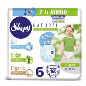 Sleepy Natural Külot Bez 6 Beden Xlarge 4X2Lİ Jumbo 160 Adet - 1