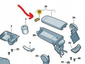 Kol Dayama Açma Mandalı SEAT IBIZA   3B0868445 - 3