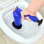 Air Blaster Hava Basınçlı Tıkalı Lavabo Tuvalet Gider Açıcı Pompa - 7